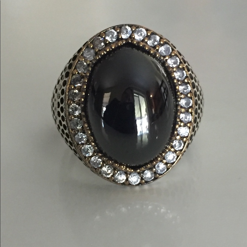 Oval Silver HematiteRing - Picture 8 of 8